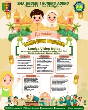 SMA Negeri 1 Gunung Agung Gelar Lomba Video Kreatif Ramadhan 1447 H, Asah Bakat dan Pererat Kebersamaan Siswa