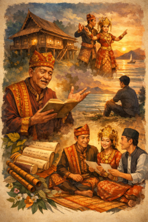 Sajak Lampung Lama: Warisan Sastra Lisan yang Sarat Makna dan Adat