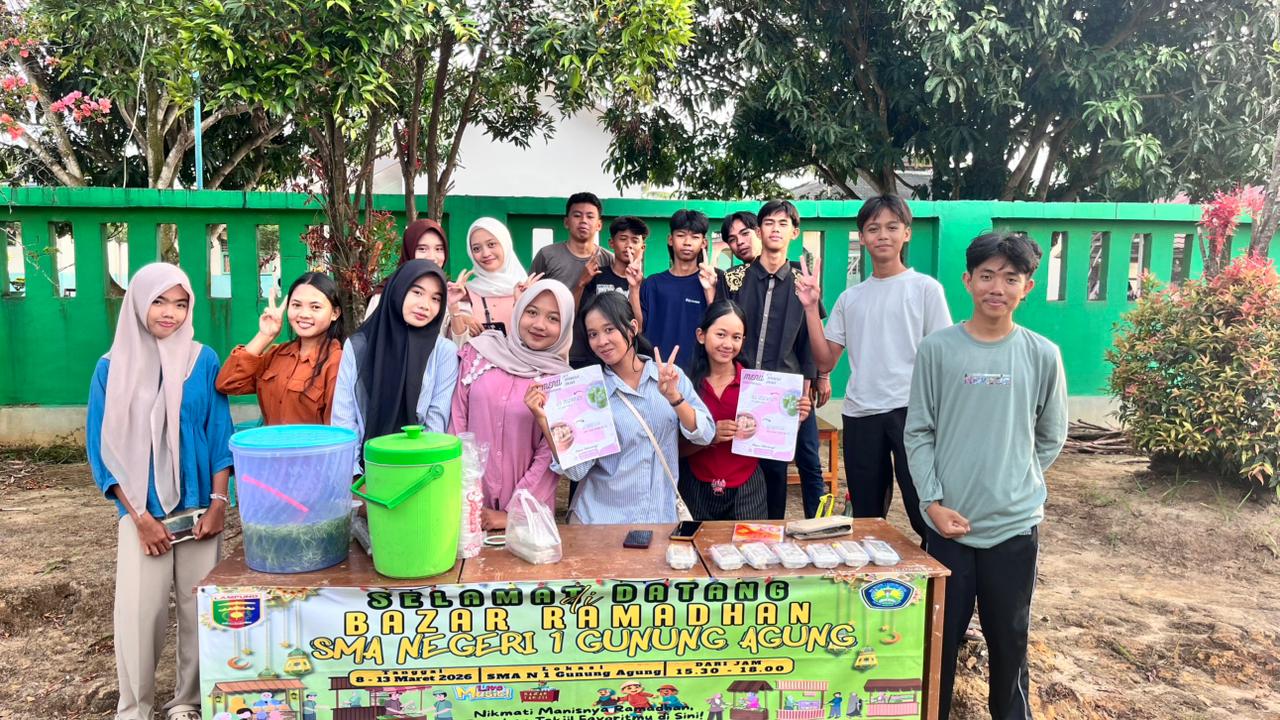 SMA Negeri 1 Gunung Agung Gelar Bazar Ramadan 2026, Sediakan berbagai Kebutuhan Takjil Puasa Ramadahan