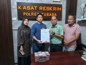 Polres Tubaba Kembalikan Rp300 Juta Uang Hasil Kejahatan kepada Korban