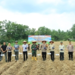 Polres Tubaba Gelar Penanaman Jagung Serentak Dukung Ketahanan Pangan Nasional