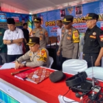 Kapolres Tubaba Tinjau Kesiapan Pos Pam Exit Tol Lambu Kibang Jelang Ops Ketupat Krakatau 2026
