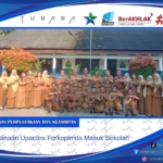 Kadis Perpustakaan dan Kearsipan Hadiri Upacara Forkopimda Masuk Sekolah di SDN 20 TBU