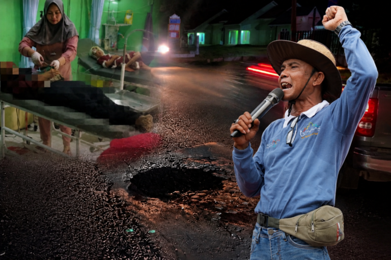 Jalan Rusak dan Janji yang Ikut Berlubang