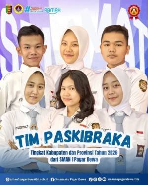 Siswa SMAN 1 Pagar Dewa Lolos Seleksi Paskibraka Tingkat Kabupaten dan Provinsi Lampung