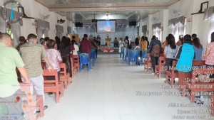 Polsek Tumijajar Amankan Ibadah Minggu dan Gelar “Minggu Kasih” di Gereja Pantekosta Daya Murni