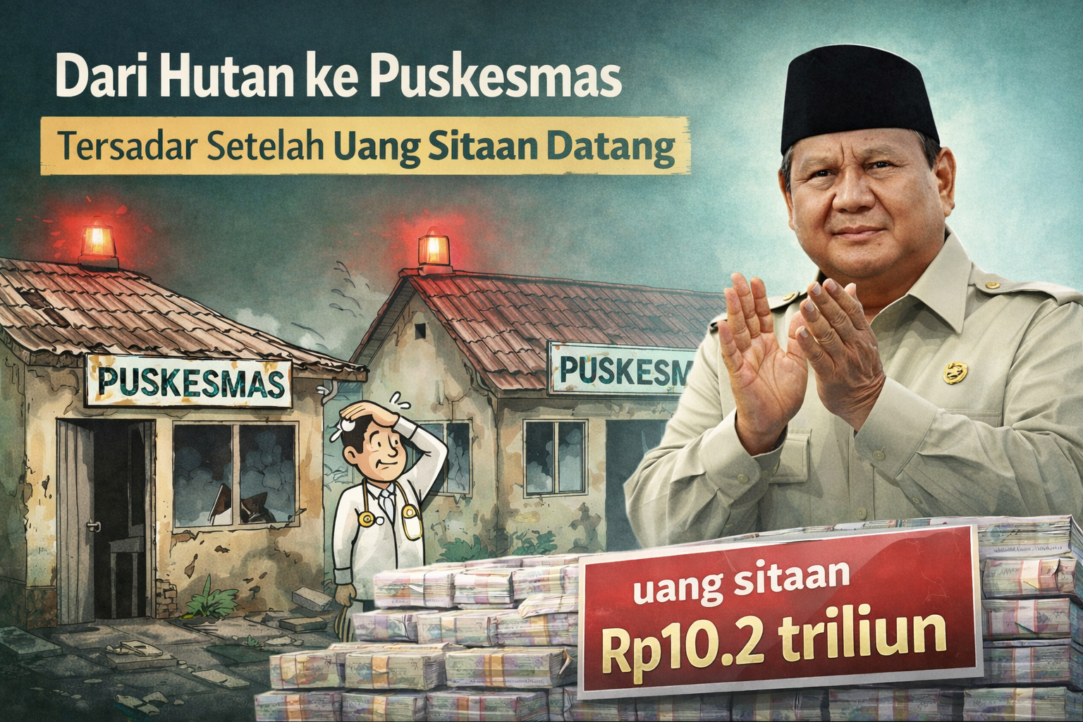 Uang sitaan Rp10,2 triliun untuk puskesmas