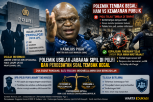 Usulan Jabatan Strategis Polri untuk Sipil dan Polemik Tembak Begal, Publik Soroti Keseimbangan HAM dan Keamanan