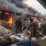 Tragis! Kebakaran Hebat Meluluhlantakkan Pasar Mulyo Kencono, Kerugian Ditaksir Ratusan Juta