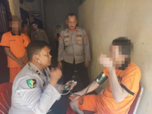Pemeriksaan Kesehatan Tahanan Polres Tubaba