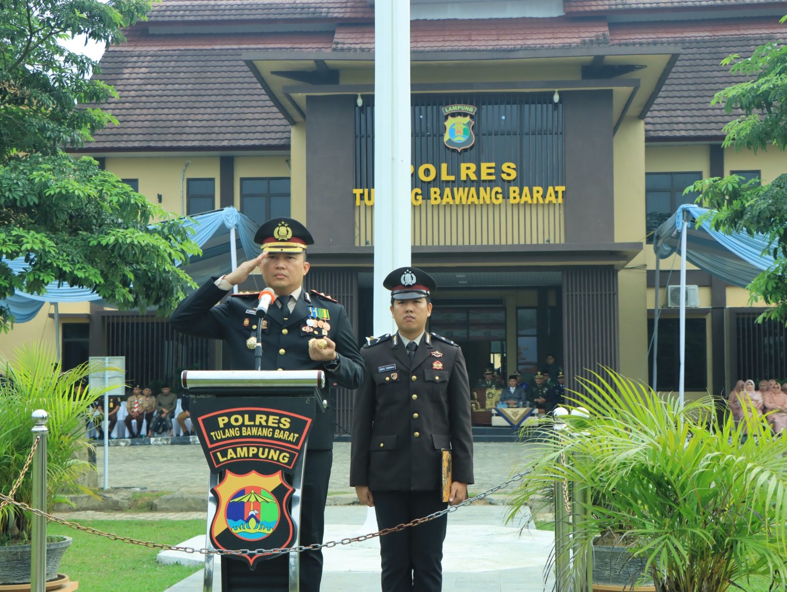 Hari Bhayangkara ke-80, Kapolres Tubaba Bacakan Amanat Presiden: Polri Harus Semakin Profesional dan Dipercaya Masyarakat