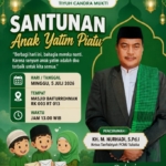 Ranting Muslimat NU Tiyuh Candra Mukti Gelar Santunan Anak Yatim Piat