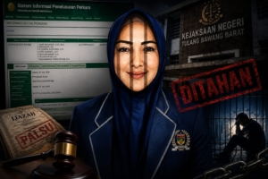 Ilustrasi perkara dugaan ijazah palsu Eli Fitriana yang telah memasuki tahap persidangan berdasarkan data SIPP Pengadilan Negeri Menggala.