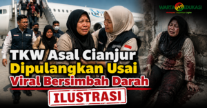 TKW Asal Cianjur Dipulangkan Usai Viral Bersimbah Darah