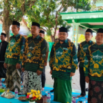 Pengurus PCNU Tulang Bawang Barat mengikuti rapat di Ponpes Darul Hidayah Al Anshori Panaragan Jaya untuk membahas pembangunan kantor baru dan penggalangan dana wakaf tahun 2026.
