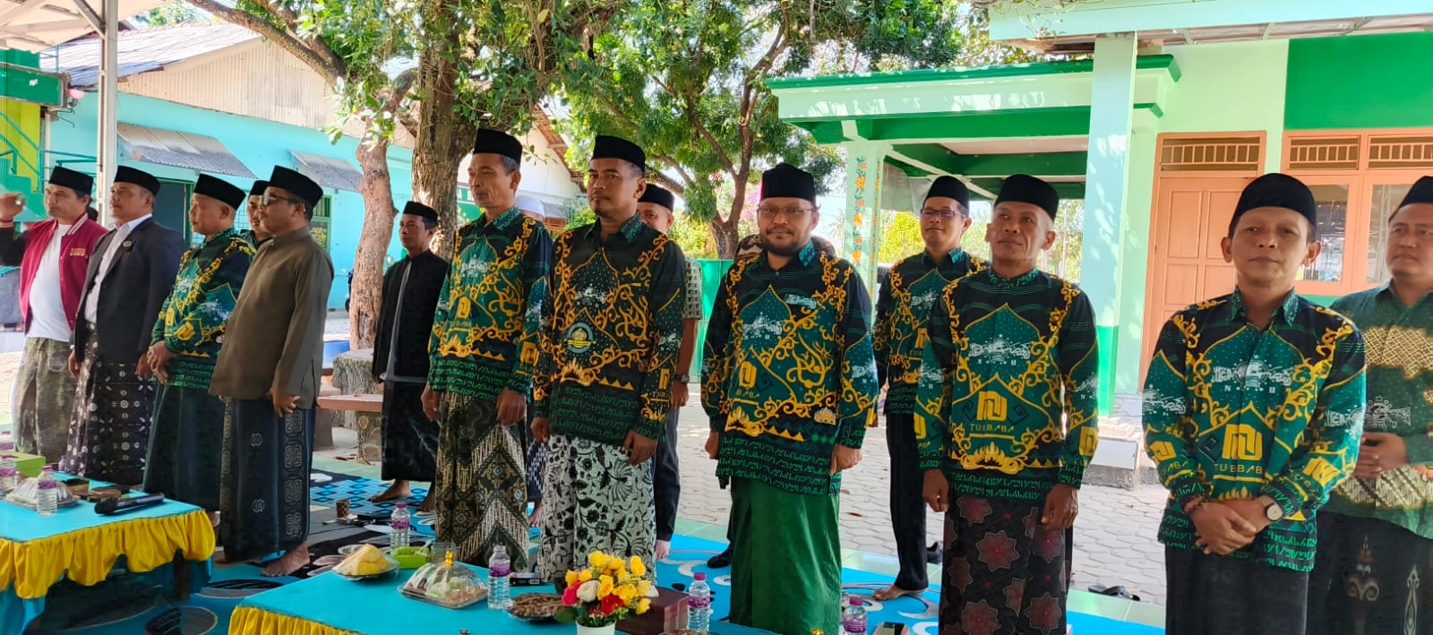 Pengurus PCNU Tulang Bawang Barat mengikuti rapat di Ponpes Darul Hidayah Al Anshori Panaragan Jaya untuk membahas pembangunan kantor baru dan penggalangan dana wakaf tahun 2026.