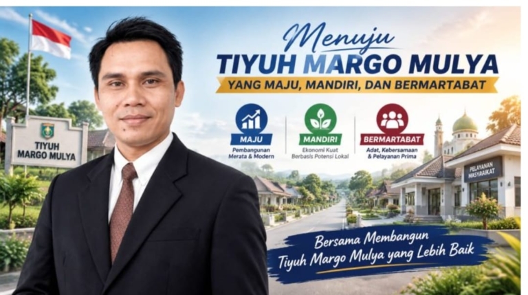 Dedek Kuswara Siap Mengabdi, Membawa Gagasan Menuju Tiyuh Margo Mulya yang Maju, Mandiri, dan Bermartabat