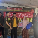 Wujudkan Kepedulian Sosial, Pengurus DPD dan DPC LSM Trinusa Bagikan Bansos Sambut Rakernas Ke-4