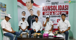 Gelar Konsolidasi PSI Tubaba, Eko Sunarko Kejar DPRT