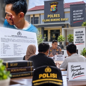 Keluarga Minta Polres Tubaba Tindak Lanjuti Laporan Dugaan Penganiayaan Hendra, Polisi Jadwalkan Mediasi
