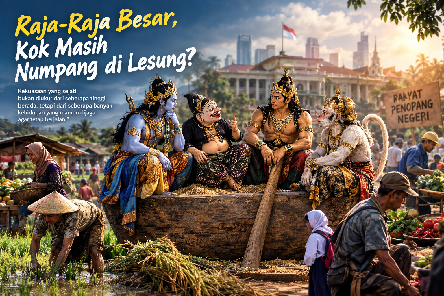 Raja-Raja Besar, Kok Masih Numpang di Lesung?