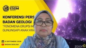 Aktivitas Krakatau, Anak Krakatau, Erupsi, Gunung Api, Badan Geologi, ESDM, Vulkanik, Abu Vulkanik, Lampung, Selat Sunda